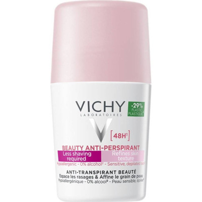 VICHY DEO BEAUTY ANTI-PERSPIRANT 48H дезодорант рол он против изпотяване за жени за чувствителна кожа 50 мл