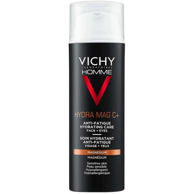 VICHY HOMME MAG C+ ANTI-FATIGUE HYDRATING CARE MAGNESIUM  хидратиращ гел-крем за лице и очи за мъже 50 мл