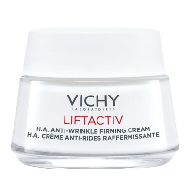 VICHY LIFTACTIV SUPREME H.A. ANTI-WRINKLE FIRMING CREAM дневен крем против бръчки за стягане кожата на лицето за суха кожа 50 мл