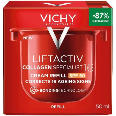 VICHY LIFTACTIV COLLAGEN SPECIALIST 16 SPF50 Day Cream крем за лице с колаген коригиращ 16 признака на стареенето 50 мл ПЪЛНИТЕЛ