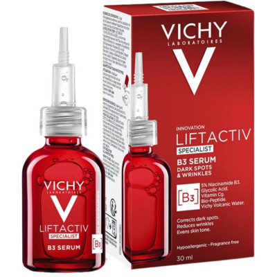 VICHY LIFTACTIV SPECIALIST В3 SERUM анти-ейдж серум за намаляване на хиперпигментцията и изравняване на тена на лицето 30 мл