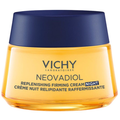 VICHY NEOVADIOL POST-MENOPAUSE REPLENISHING FIRMING NIGHT нощен подхранващ и стягащ крем за всеки тип кожа в менопаузата 50 мл