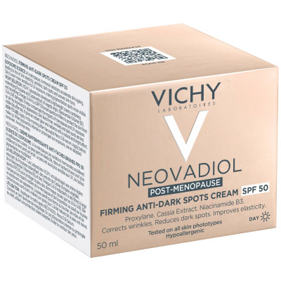 VICHY NEOVADIOL POST-MENOPAUSE FIRMING ANTI-DARK SPOTS CREAM SPF50 стягащ крем за лице и против тъмни петна за зряла кожа 50 мл
