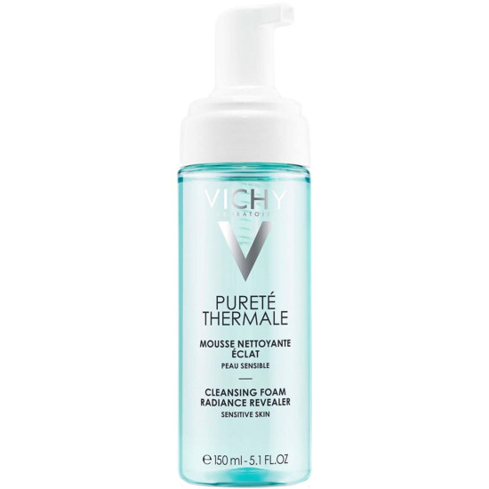 VICHY PURETE THERMALE CLEANSING FOAM RADIANCE REVEALER почистваща пяна за лице за чуствителна кожа 150 мл