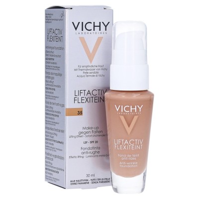 VICHY LIFTACTIV FLEXILIFT SAND 35 SPF20 фон дьо тен против бръчки пясъчен цвят 30 мл