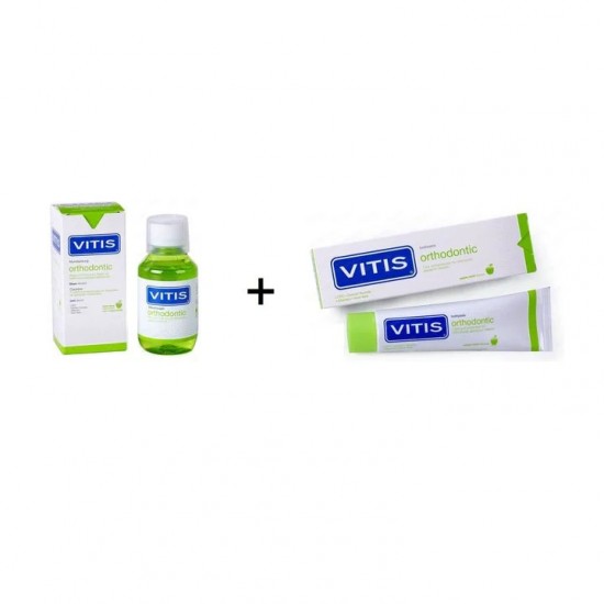 ВИТИС к-кт /паста Orthodontic 75 мл + вода за уста Orthodontic 500 мл /