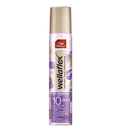 WELLAFLEX WILDBERRY TOUCH сух шампоан 10 в 1 180 мл