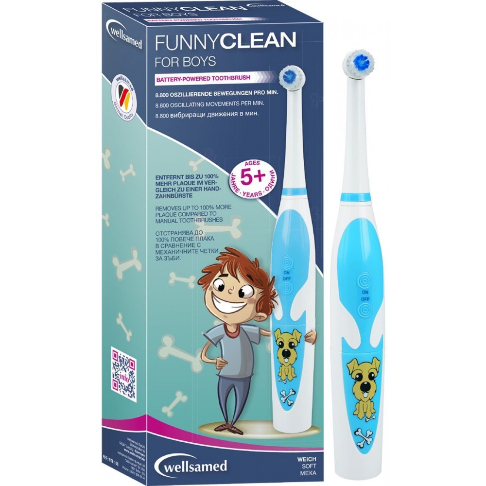 ВЕЛСАМЕД FUNNY CLEAN електрическа четка за зъби за момче - Орална хигиена