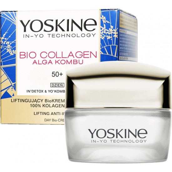 ЙОСКИН BIO COLLAGEN ALGA KOMBU 50+ дневен крем за лице с морски колаген 50 мл