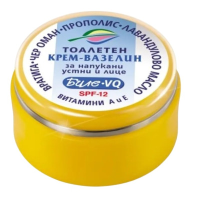 БИЛЕ VQ SPF12 тоалетен крем-вазелин за напукани устни и лице 40 мл