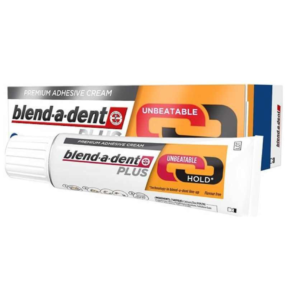 БЛЕНД-А DENT+ лепило за зъбни протези 40 мл - Орална хигиена