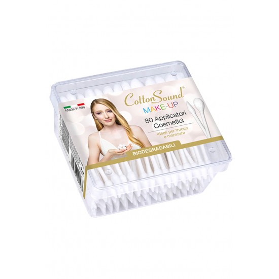 АПЛИКАТОРИ ЗА ГРИМ COTTON SOUND GOLD MAKE-UP х 80 бр
