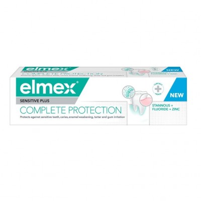 ЕЛМЕКС SENSITIVE PLUS COMPLETE PROTECTION паста за зъби 75 мл