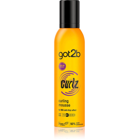 GOT2B CURLZ пяна за коса за оформяне на къдрици 250 мл
