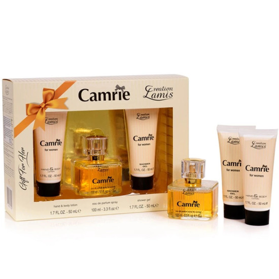 CREATION LAMIS CAMRIE ПОДАРЪЧЕН КОМПЛЕКТ ЗА ЖЕНИ /парфюм 100мл + душ-гел 50мл + лосион 50мл/