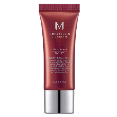 МИША PERFECT COVER BB CREAM №27 HONEY BEIGE крем за лице с перфектно покритие 20 мл