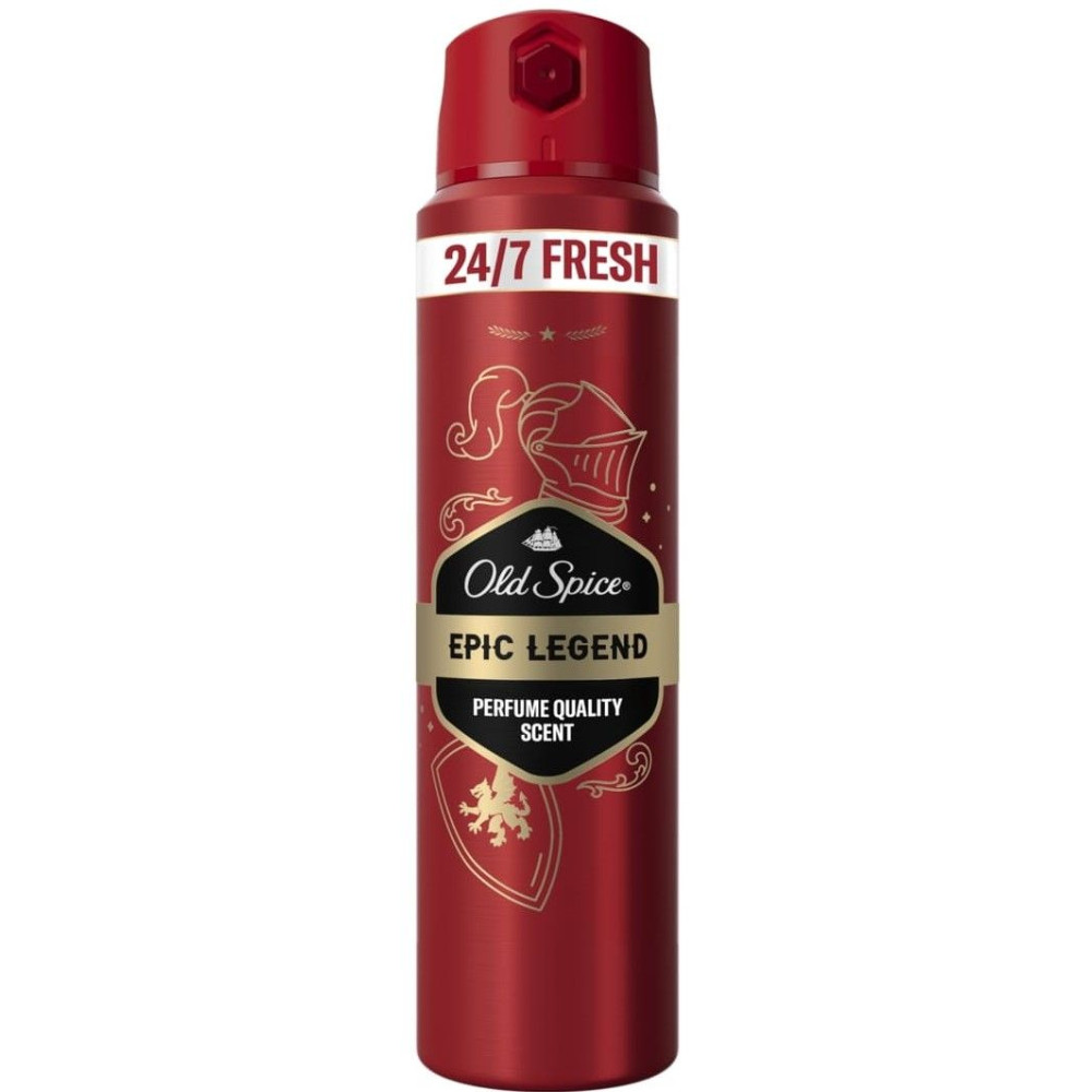 OLD SPICE EPIC LEGEND део спрей за тяло за мъже без алуминиеви соли 150 мл