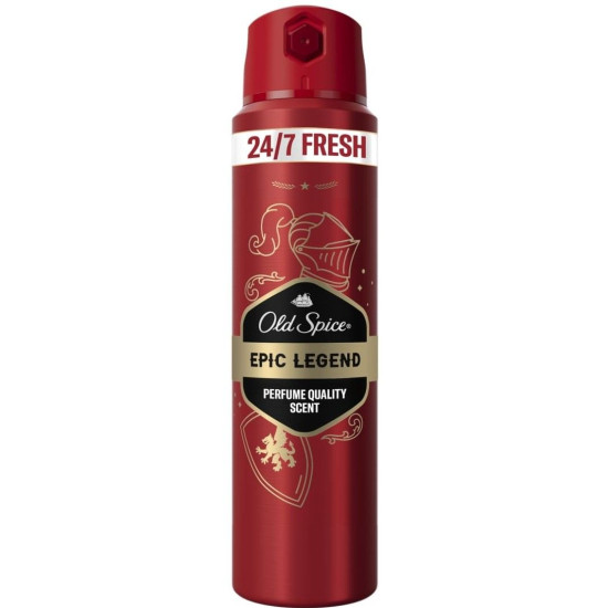 OLD SPICE EPIC LEGEND део спрей за тяло за мъже без алуминиеви соли 150 мл