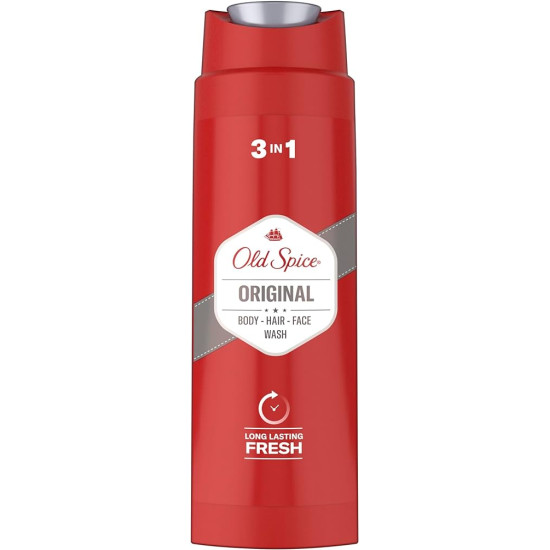 OLD SPICE ORIGINAL 3in1 душ гел + шампоан за мъже за коса лице и тяло 400 мл
