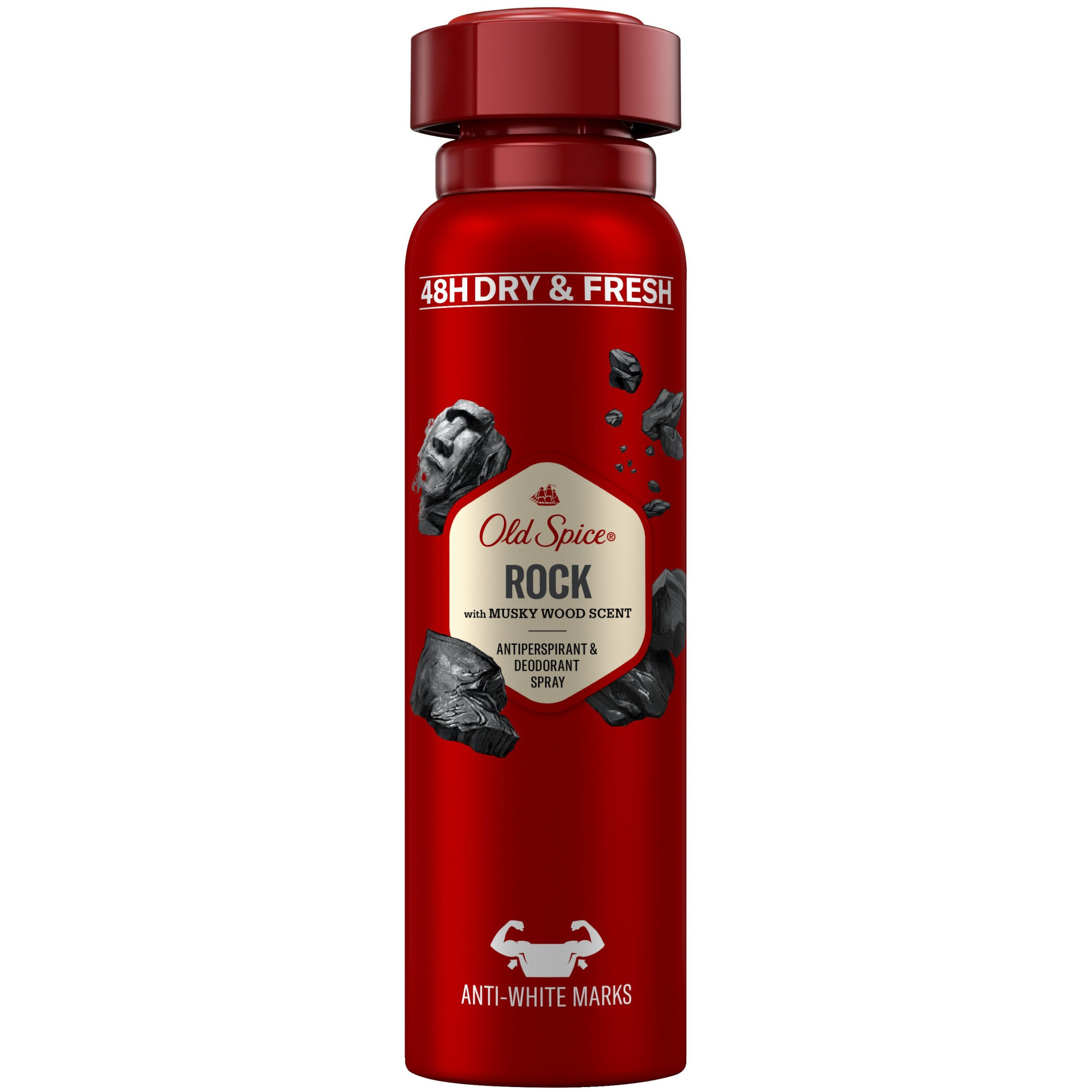 ᐉ ОЛД СПАЙС ROCK WITH MUSKY WOOD SCENT 48H DRY & FRESH део спрей за ...