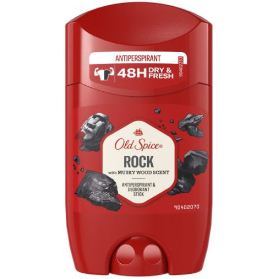 ОЛД СПАЙС ROCK 48H део стик против изпотяване за мъже с активен въглен 50 мл