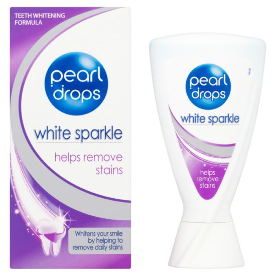 ПЪРЛ ДРОПС WHITE SPARKLE избелваща паста за премахване на петна по зъбите 50 мл