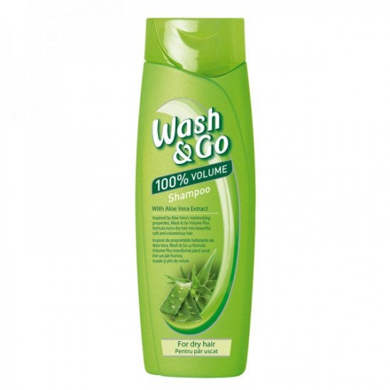 ШАМПОАН WASH&GO с алое вера 400 мл