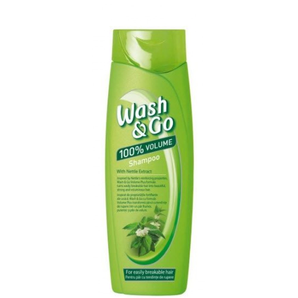 ᐉ ШАМПОАН WASH&GO С ЕКСТРАКТ ОТ КОПРИВА 400мл | Аптека Феникс