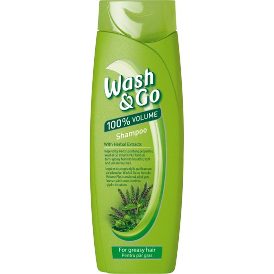 ᐉ ШАМПОАН WASH&GO с билков екстракт 400мл