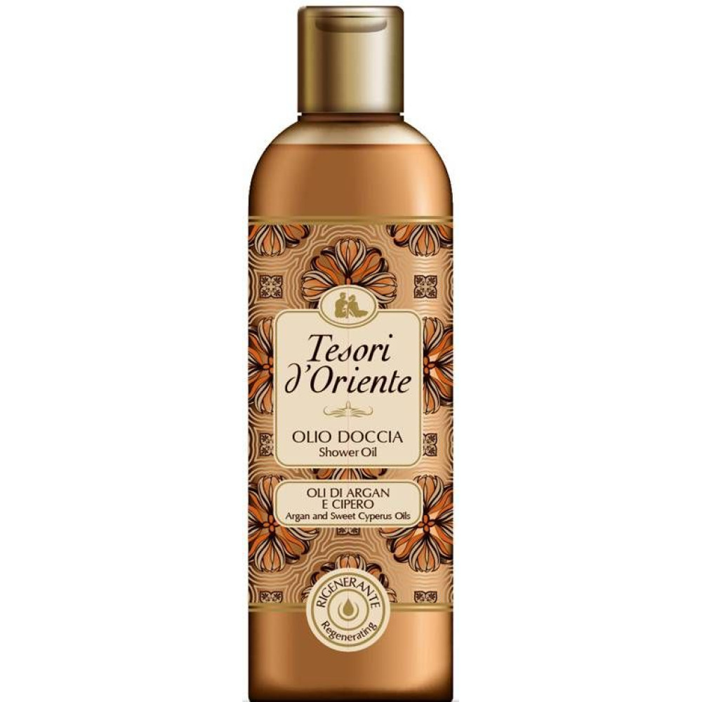 ТЕЗОРИ ДЕ ОРИЕНТЕ копринено душ олио АМЛА и СУСАМОВО МАСЛО 250 мл - Грижа за лицето и тялото