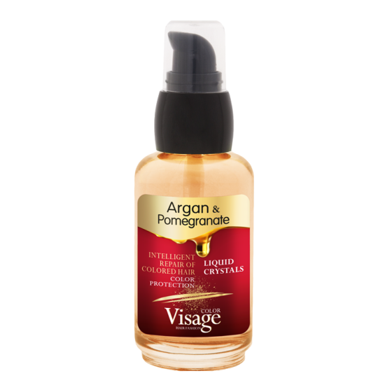 VISAGE COLOR OIL ELIXIR COLOR SHINE PROTECTION ARGAN & POMERGRANATE олио-еликсир за боядисана коса и блясък 50 мл