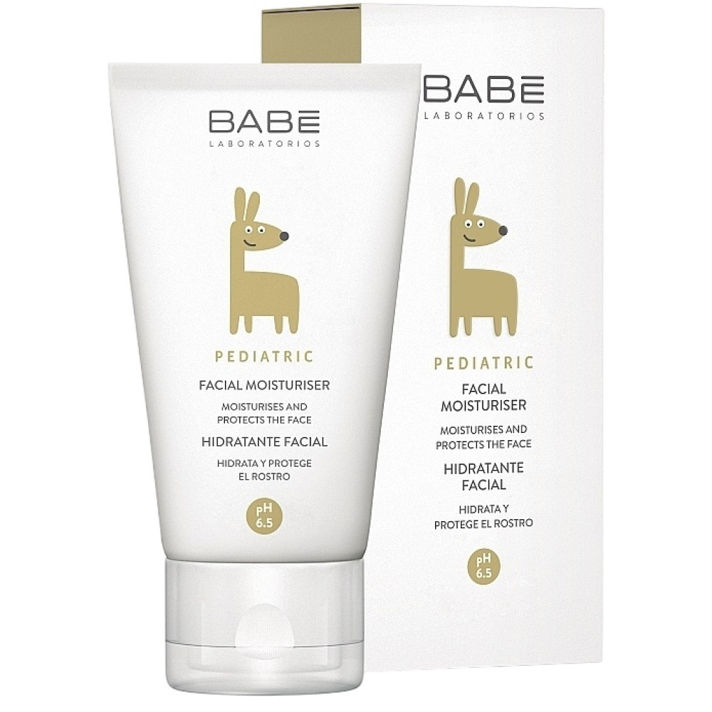BABE PEDIATRIC HYDRATANTE FACIAL хидратиращ крем за лице за суха и атопична кожа за бебета и деца 50 мл - Бебешка и детска козметика