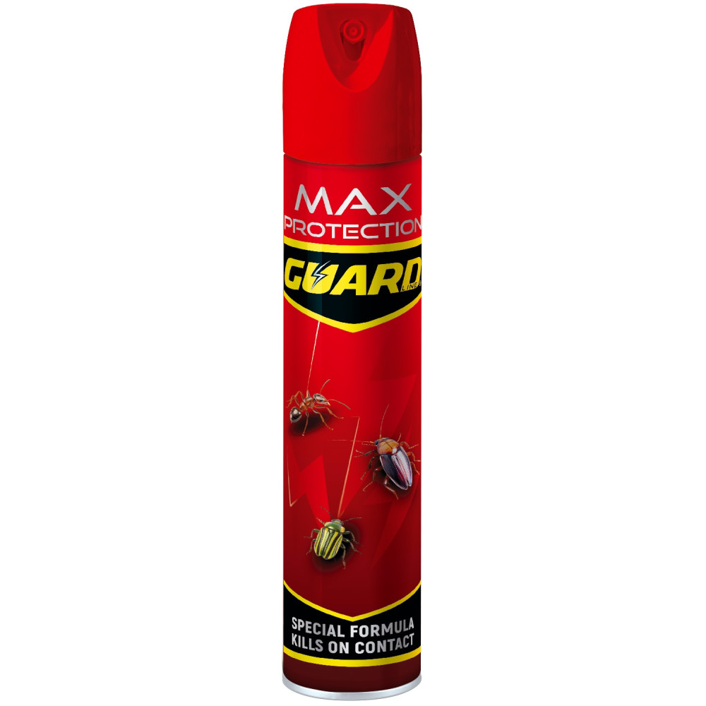 ГАРДЛАЙН MAX PROTECTION спрей инсектицид против пълзящи насекоми /червен/ 400 мл - Дезинсекция