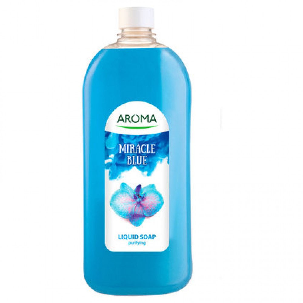 АРОМА течен сапун MIRACLE BLUE 900 мл - Грижа за лицето и тялото