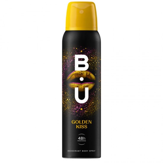 БИ Ю GOLDEN KISS 48H део спрей против изпотяване за жени 150 мл