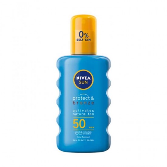 ᐉ НИВЕА SUN Protect & Bronze SPF50+ 200 мл