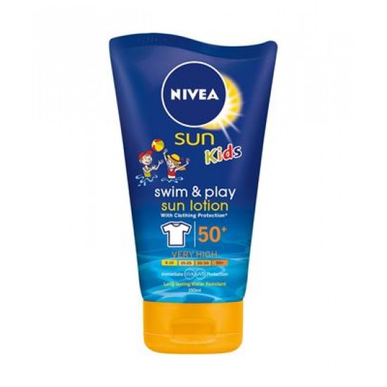 ᐉ НИВЕА SUN KIDS крем водоустойчив SPF50+ 150 мл