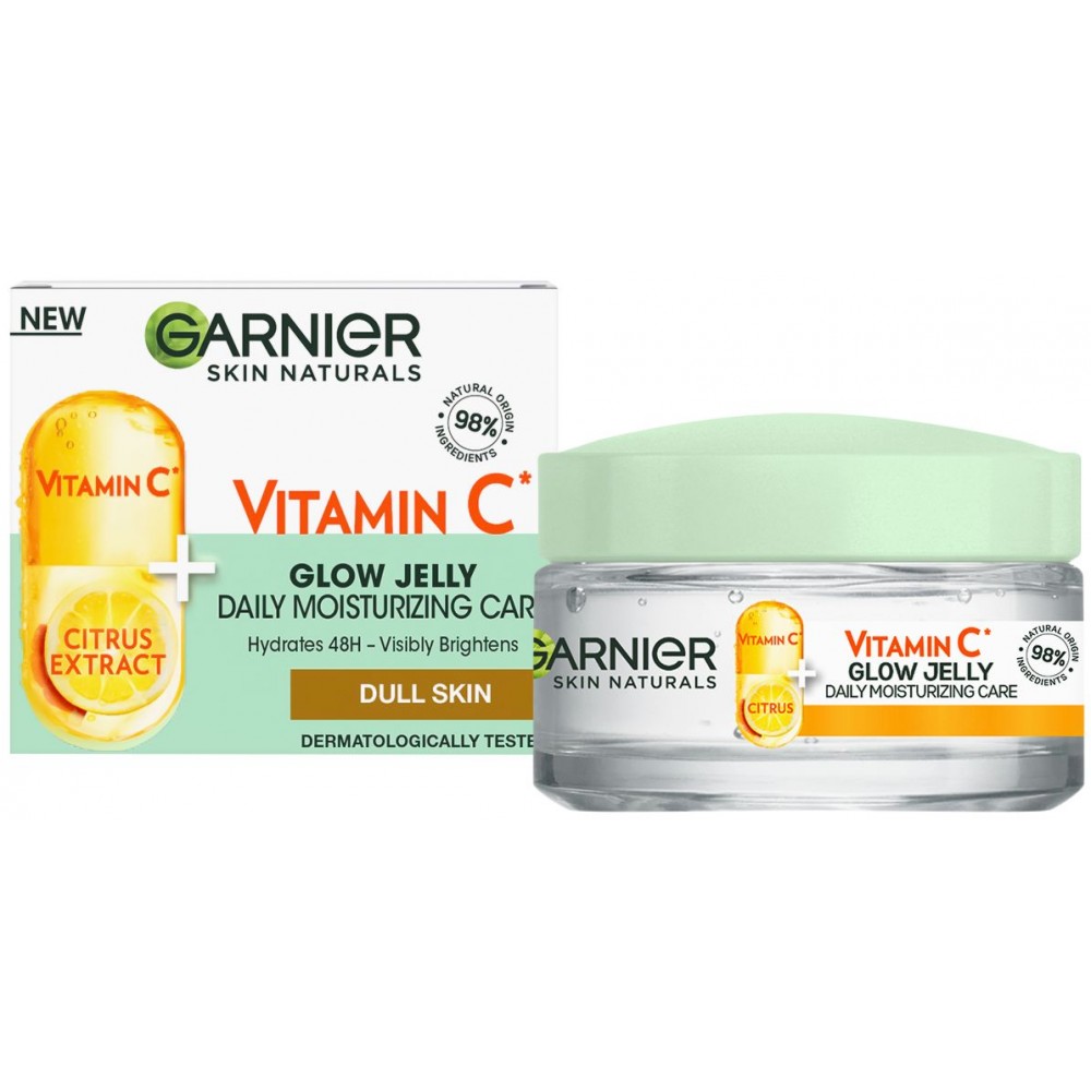 ГАРНИЕ SKIN NATURALS VITAMIN C хидратиращ дневен гел-крем за лице за ежедневна грижа за кожата 50 мл - Грижа за лицето ГАРНИЕ SKIN NATURALS VITAMIN C хидратиращ дневен гел-крем за лице за ежедневна грижа за кожата 50 мл - Грижа за лицето