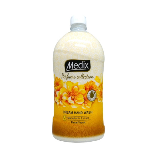 МЕДИКС PERFUME COLLECTION FLORAL TOUCH течен сапун за ръце с екстракт от макадамия 800 мл