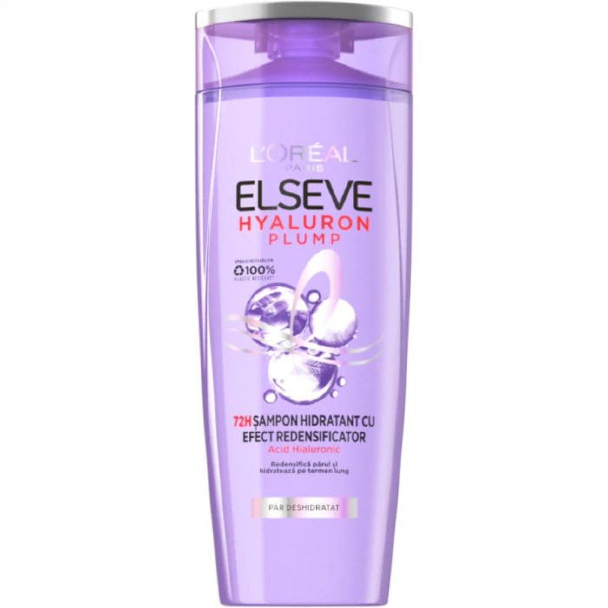ЛОРЕАЛ ELSEVE HYALURON PLUMP 72H шампоан за дехидратирана СУХА коса ...