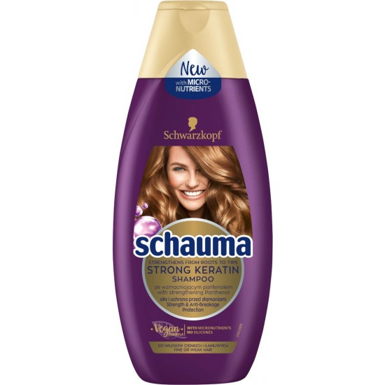 ᐉ ШАУМА KERATIN STRONG шампоан 400 мл