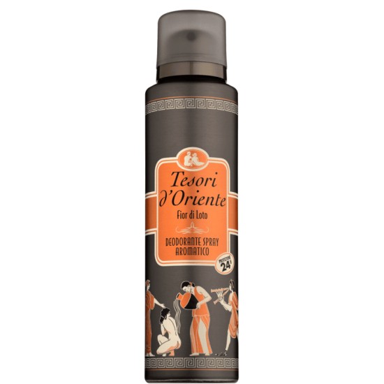 TESORI D’ORIENTE LOTUS FLOWER & SHEA BUTTER део спрей против изпотяване с аромат на цветя от лотос 150 мл