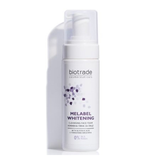 BIOTRADE MELABEL WHITENING избелваща измивна пяна за лице за кожа с хиперпигментации 200 мл