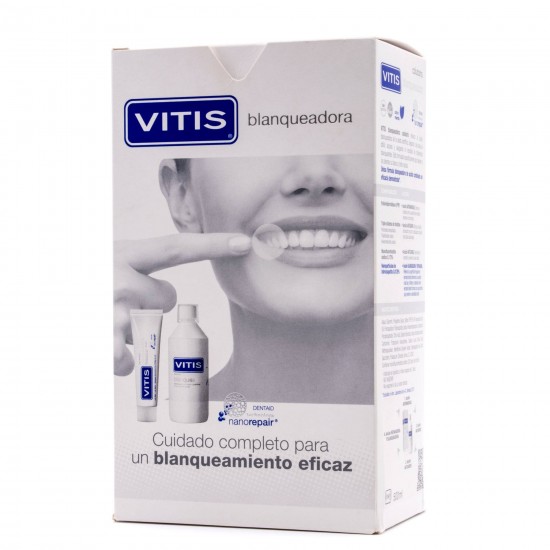 ВИТИС к-кт /паста Whitening 75 мл + вода за уста Whitening 500 мл /