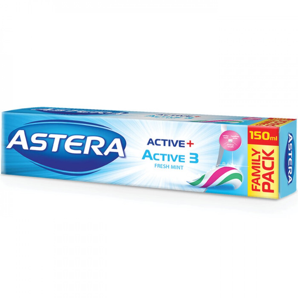 АСТЕРА паста за зъби TRI ACTIV - Орална хигиена