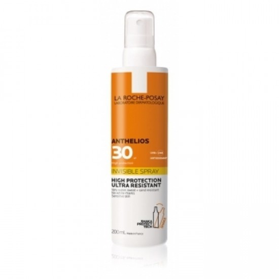 ᐉ ЛАРОШ ПОЗЕ ANTHELIOS SPF30 SHAKA INVISIBLE спрей за тяло 200 мл