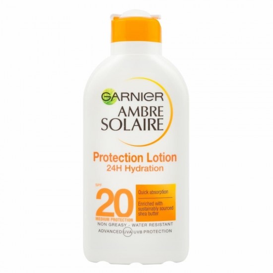 ГАРНИЕ AMBRE SOLAIRE слънцез. мляко SPF 20 200 мл