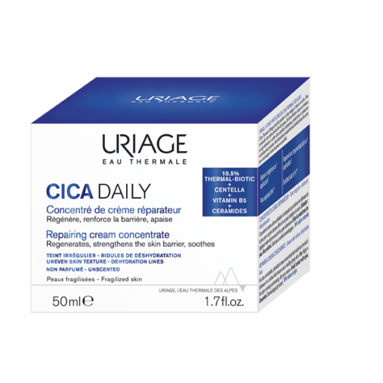 URIAGE CICA DAILY Repairing Cream Concentrate възстановяващ крем концентрат за лице за всеки тип раздразнена кожа 50 мл
