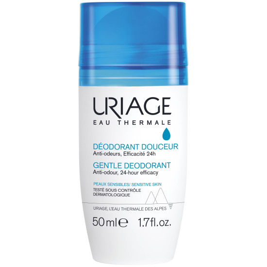 URIAGE DEO GENTLE DEODORANT DOUCEUR део рол-он без алуминиеви соли за чувствителна кожа 50 мл