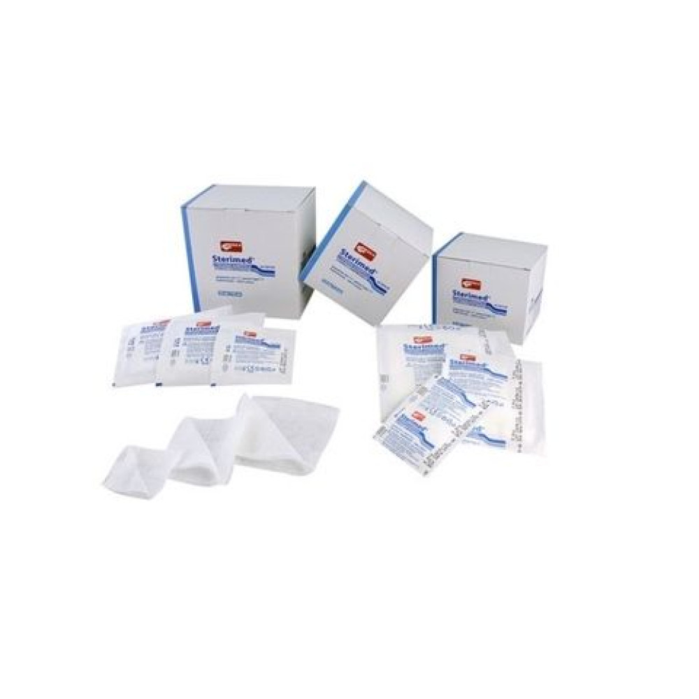 КОМПРЕСИ МАРЛЕНИ стер. 7.5 см/7.5 см 8 д х 50 бр МЕДИКА - Първа помощ